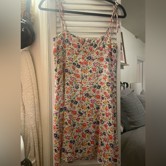 The Kooples Asymmetrical Dress in Flower Print - Picture 7 of 11